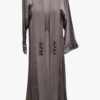 Luxury Abayas Tabyya Abaya. Mauve 4 Piece Beaded Panel Abaya - Luxury Abayas