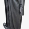 Luxury Abayas Shara'it Abaya. Dark Grey 4 Piece Abaya with Grey Detail Stitching - Luxury Abayas